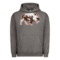 Pigment Tornado Cowhide Bison Silhouette Urban Hoodie - Bettercallsaul