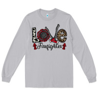 Moon Dust love firefighter Long Sleeve Tee - CowhideDigitalArt