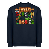 Navy tis the season to bake cookies Heavyweight Sweatshirt - Zillion Design Studio