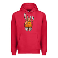 Cardinal Basketball Easter Bunny Premium Hoodie - BundleAndBundleShop