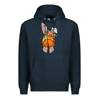Navy Basketball Easter Bunny Premium Hoodie - BundleAndBundleShop