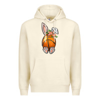 Sandshell Basketball Easter Bunny Premium Hoodie - BundleAndBundleShop