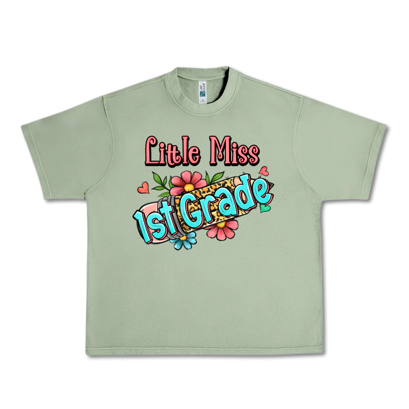 Little Miss First Grade Urban Heavy Tee by RanaPortraitStore | Teevron