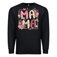 Floral Mama Premium Sweatshirt | Teevron