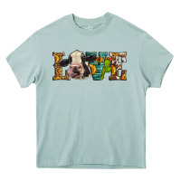 Arona Western Love Holstein Cow Heavy Core Tee - LillyAllenDesigns
