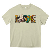 Mossy Western Love Holstein Cow Heavy Core Tee - LillyAllenDesigns