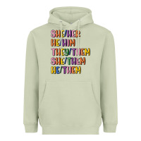 Matcha lgbtq pronouns Heavyweight Hoodie - MaliasSmallBusiness