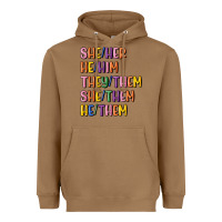 Toasted Coconut lgbtq pronouns Heavyweight Hoodie - MaliasSmallBusiness