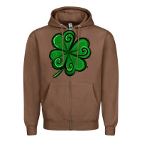 Chestnut St. Patrick's Day Shamrock Zipper Hoodie - Jasminsmagicworld