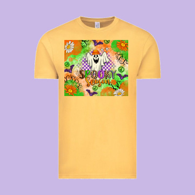 Spooky Season Vintage Tee Designed By Texasbilliewilder