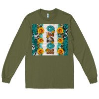 Army Green rodeo Long Sleeve Tee - HRA Design Shop