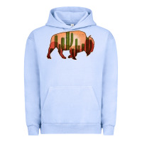 Pigment Grape Ice Cactus Bison Silhouette Urban Hoodie - Bettercallsaul
