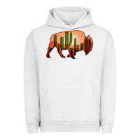 Pigment Lunar Rock Cactus Bison Silhouette Urban Hoodie - Bettercallsaul