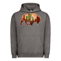 Pigment Tornado Cactus Bison Silhouette Urban Hoodie - Bettercallsaul