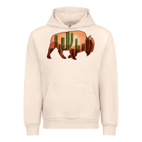 Sandshell Cactus Bison Silhouette Urban Hoodie - Bettercallsaul