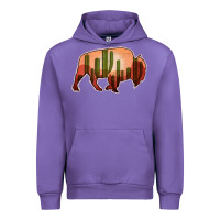 Tulip Cactus Bison Silhouette Urban Hoodie - Bettercallsaul
