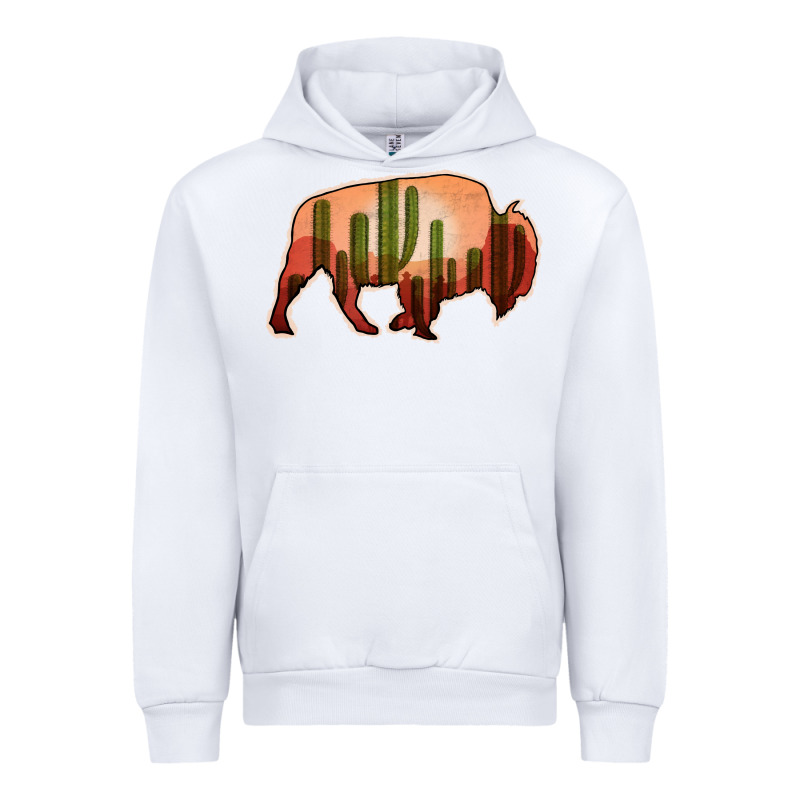 Cactus Bison Silhouette Urban Hoodie by Bettercallsaul | Teevron