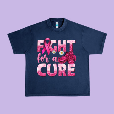 Fight For A Cure Urban Heavy Tee Designed By Texasbilliewilder