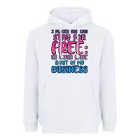 White 2 places you can stay for free in your lane and ou Heavyweight Hoodie - MaliasSmallBusiness