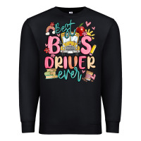 Black best bus driver ever Premium Sweatshirt - MaliasSmallBusiness