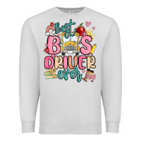 Dove Grey best bus driver ever Premium Sweatshirt - MaliasSmallBusiness