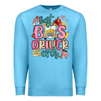 Ocean Blue best bus driver ever Premium Sweatshirt - MaliasSmallBusiness