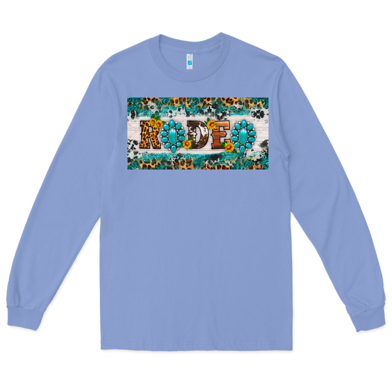 Rodeo License Plate Long Sleeve Tee by HRA Design Shop | Teevron