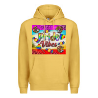 Antique Gold Pride Vibes LGBTQ+ Tumbler Premium Hoodie - BundleAndBundleShop
