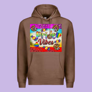 Pride Vibes Lgbtq+ Tumbler Premium Hoodie Designed By Bundleandbundleshop