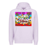 Lilac Pride Vibes LGBTQ+ Tumbler Premium Hoodie - BundleAndBundleShop