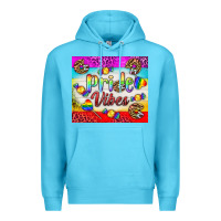 Ocean Blue Pride Vibes LGBTQ+ Tumbler Premium Hoodie - BundleAndBundleShop