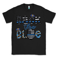 Black back the blue1 Classic Tee - CowhideDigitalArt