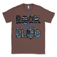 Chestnut back the blue1 Classic Tee - CowhideDigitalArt