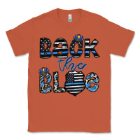 Copper back the blue1 Classic Tee - CowhideDigitalArt