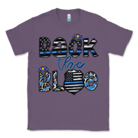 Lavender back the blue1 Classic Tee - CowhideDigitalArt