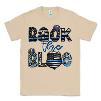 Mushroom back the blue1 Classic Tee - CowhideDigitalArt