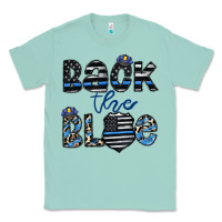 Seafoam back the blue1 Classic Tee - CowhideDigitalArt