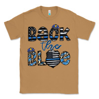 Toasted Coconut back the blue1 Classic Tee - CowhideDigitalArt