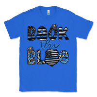 True Royal back the blue1 Classic Tee - CowhideDigitalArt