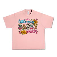 Salmon western little miss sassy pants Urban Heavy Tee - Zillion Design Studio