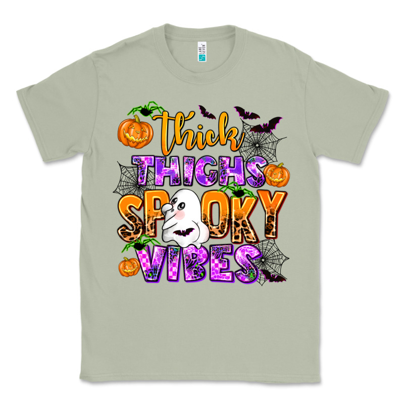 Thick Thighs Spooky Vibes Classic Tee by AdoDesignShop | Teevron