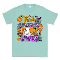 Seafoam thick thighs spooky vibes Classic Tee - AdoDesignShop