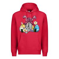 Cardinal easter gnome with eggs Premium Hoodie - AdoDesignShop
