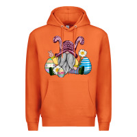 Carrot easter gnome with eggs Premium Hoodie - AdoDesignShop