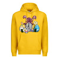 Lemon easter gnome with eggs Premium Hoodie - AdoDesignShop