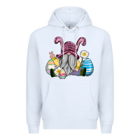 White easter gnome with eggs Premium Hoodie - AdoDesignShop