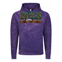 Cloud Purple Rusty Sunflowers with Cowhide and Turquoise Vintage Hoodie - RanaPortraitStore