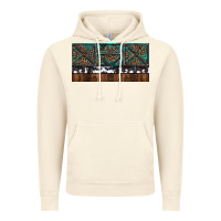 Vintage Artic Rusty Sunflowers with Cowhide and Turquoise Vintage Hoodie - RanaPortraitStore