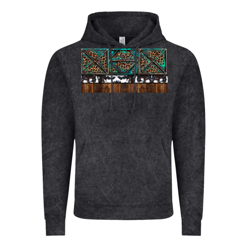 Rusty Sunflowers With Cowhide And Turquoise Vintage Hoodie by RanaPortraitStore | Teevron