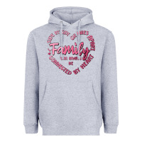 Heather Grey family Heavyweight Hoodie - MaliasSmallBusiness